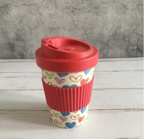 Bamboo Mug & Lid 280ml Full Colour Print From 1000 Units